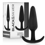 Hansel Silikon-Analsplug mit Kleinem Griff von Black&Silver | Fesselliebe.de
