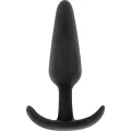 Hansel Silikon-Analsplug mit Kleinem Griff von Black&Silver