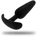 Kael Silikon Analplug mit Mittlerem Griff von Black&Silver