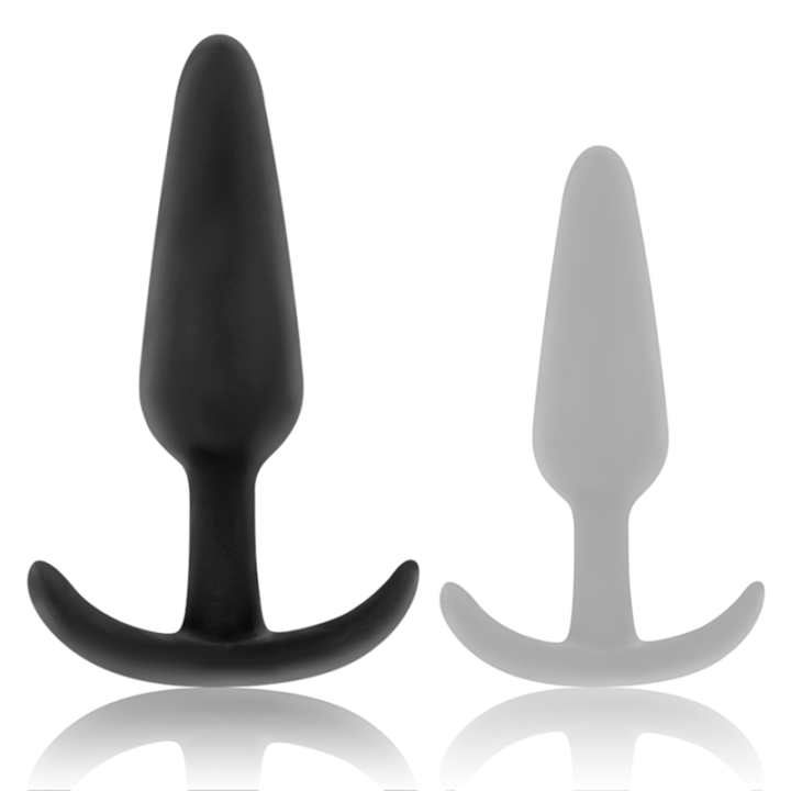Kael Silikon Analplug mit Mittlerem Griff von Black&Silver | Fesselliebe.de