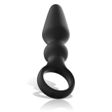 Ozzy Leistungsstarker Silikon-Analsplug von Black&Silver | Fesselliebe.de