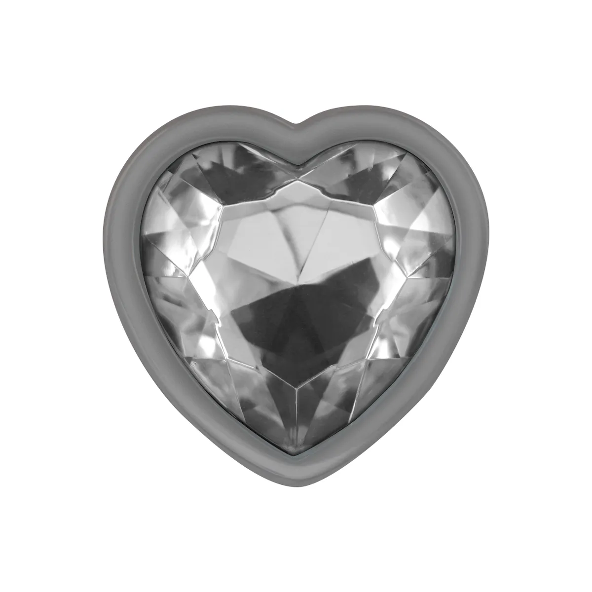 White Heart Aluminium Metall Anal Plug Grösse S von Intense Anal Toys | Fesselliebe.de