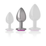 Aluminium-Metall-Anal-Stecker Rosa Herz Grösse M von Intense Anal Toys | Fesselliebe.de