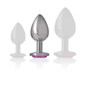 Aluminium-Metall-Anal-Stecker Rosa Herz Grösse M von Intense Anal Toys