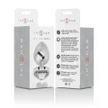 Analplug Metall Aluminium Weiss Herz Grösse L von Intense Anal Toys