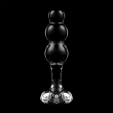 Modell 1 Stecker Borosilikatglas Transparent 10,5 cm -O- 3 cm von Nebula Series By Ibiza | Fesselliebe.de