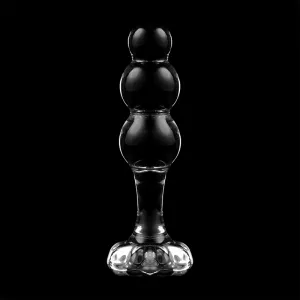 Modell 1 Stecker Borosilikatglas Transparent 10,5 cm -O- 3 cm von Nebula Series By Ibiza