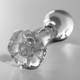 Modell 2 Analplug Borosilikatglas Klar 11 cm -O- 3,5 cm von Nebula Series By Ibiza | Fesselliebe.de