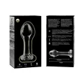 Modell 2 Analplug Borosilikatglas Klar 11 cm -O- 3,5 cm von Nebula Series By Ibiza