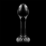 Modell 2 Analplug Borosilikatglas Klar 11 cm -O- 3,5 cm von Nebula Series By Ibiza | Fesselliebe.de