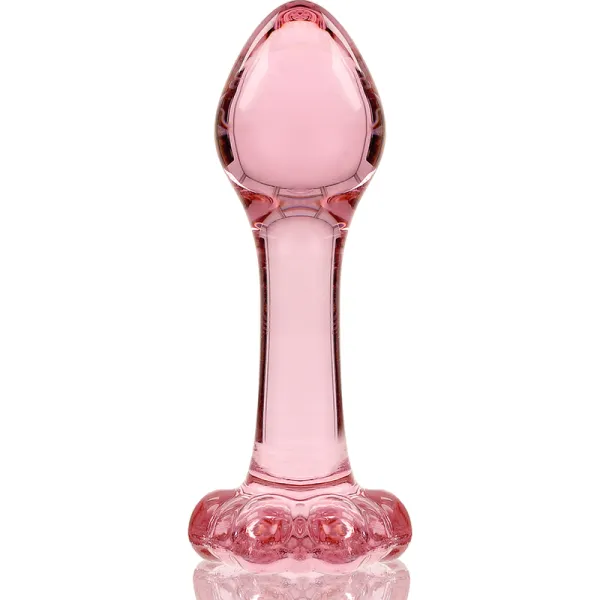 Modell 2 Analplug Borosilikatglas Rosa 11 cm -O- 3,5 cm von Nebula Series By Ibiza | Fesselliebe.de