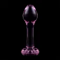 Modell 2 Analplug Borosilikatglas Rosa 11 cm -O- 3,5 cm von Nebula Series By Ibiza