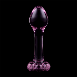 Modell 2 Analplug Borosilikatglas Rosa 11 cm -O- 3,5 cm von Nebula Series By Ibiza | Fesselliebe.de