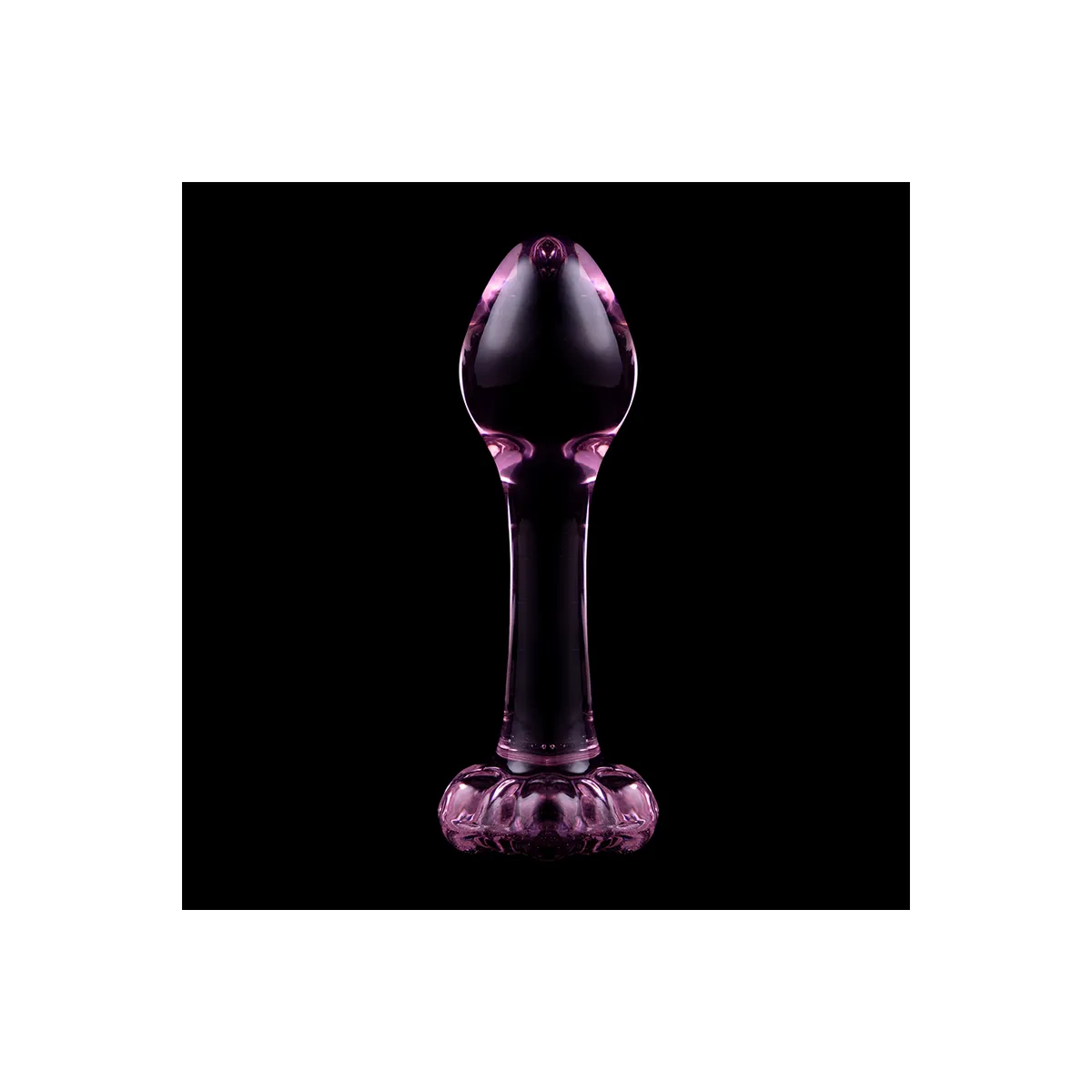 Modell 2 Analplug Borosilikatglas Rosa 11 cm -O- 3,5 cm von Nebula Series By Ibiza | Fesselliebe.de