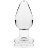 Modell 3 Analplug Borosilikatglas Transparent 11 cm -O- 5 cm von Nebula Series By Ibiza | Fesselliebe.de