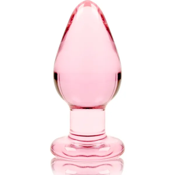 Modell 3 Analplug Borosilikatglas Rosa 11 cm -O- 5 cm von Nebula Series By Ibiza | Fesselliebe.de
