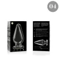 Modell 4 Analplug Borosilikatglas Klar 11 cm -O- 5 cm von Nebula Series By Ibiza