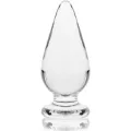 Modell 4 Analplug Borosilikatglas Klar 11 cm -O- 5 cm von Nebula Series By Ibiza