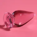 Modell 4 Analplug Borosilikatglas Rosa 11 cm -O- 5 cm von Nebula Series By Ibiza