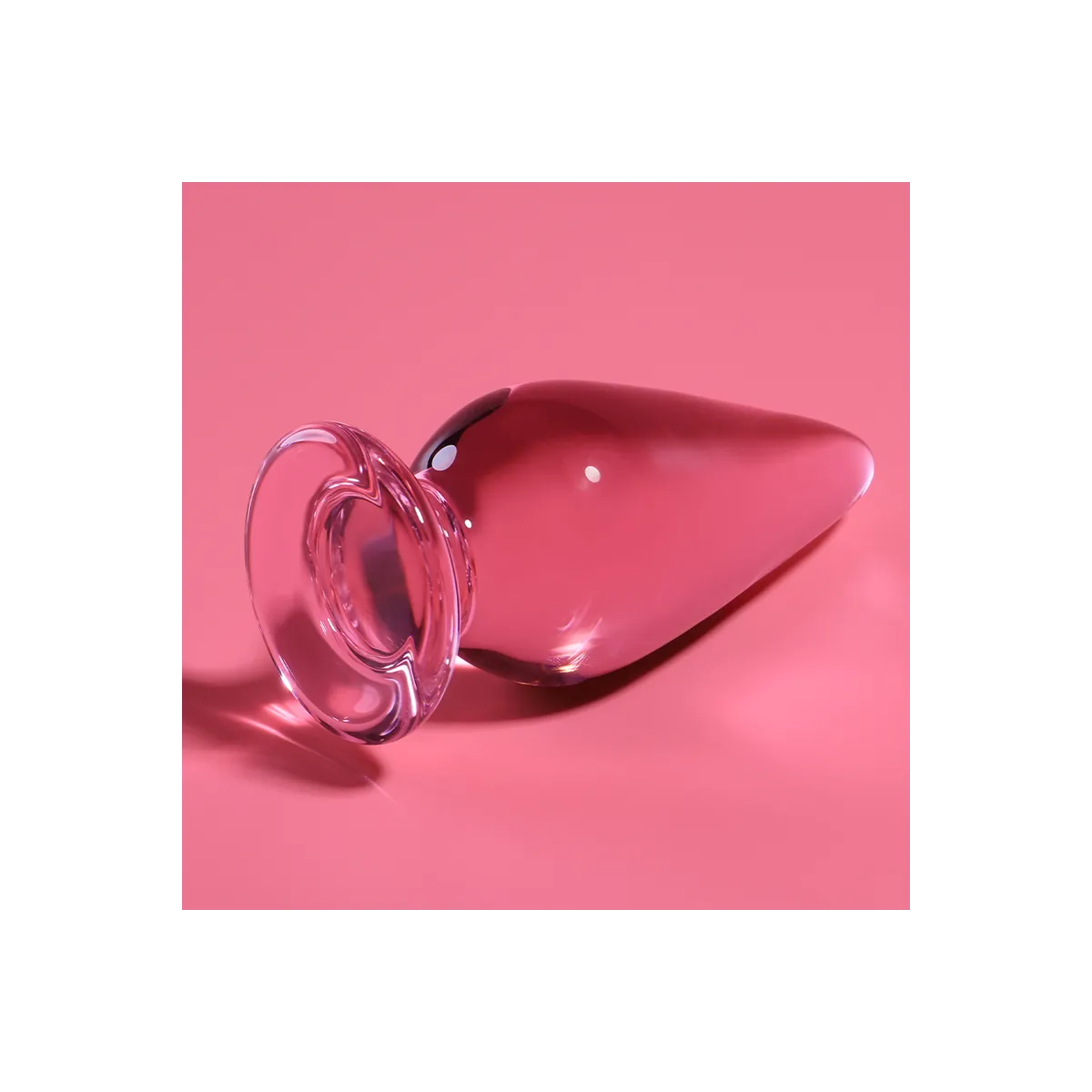 Modell 4 Analplug Borosilikatglas Rosa 11 cm -O- 5 cm von Nebula Series By Ibiza | Fesselliebe.de