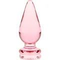 Modell 4 Analplug Borosilikatglas Rosa 11 cm -O- 5 cm von Nebula Series By Ibiza