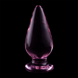 Modell 4 Analplug Borosilikatglas Rosa 11 cm -O- 5 cm von Nebula Series By Ibiza | Fesselliebe.de