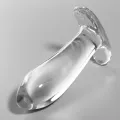 Modell 5 Analplug Borosilikatglas Klar 12,5 cm -O- 3,5 cm von Nebula Series By Ibiza