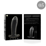Modell 5 Analplug Borosilikatglas Klar 12,5 cm -O- 3,5 cm von Nebula Series By Ibiza | Fesselliebe.de