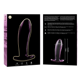 Modell 5 Analplug Borosilikatglas Rosa 12,5 cm -O- 3,5 cm von Nebula Series By Ibiza | Fesselliebe.de