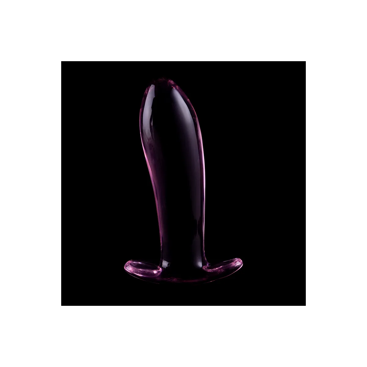 Modell 5 Analplug Borosilikatglas Rosa 12,5 cm -O- 3,5 cm von Nebula Series By Ibiza | Fesselliebe.de