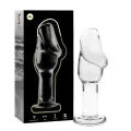 Modell 6 Analplug Borosilikatglas Klar 12,5 cm -O- 4 cm von Nebula Series By Ibiza