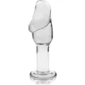 Modell 6 Analplug Borosilikatglas Klar 12,5 cm -O- 4 cm von Nebula Series By Ibiza