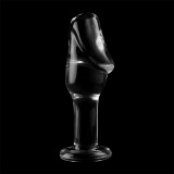 Modell 6 Analplug Borosilikatglas Klar 12,5 cm -O- 4 cm von Nebula Series By Ibiza | Fesselliebe.de