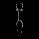 Modell 7 Analplug Borosilikatglas Klar 13,5 cm -O- 3 cm von Nebula Series By Ibiza | Fesselliebe.de