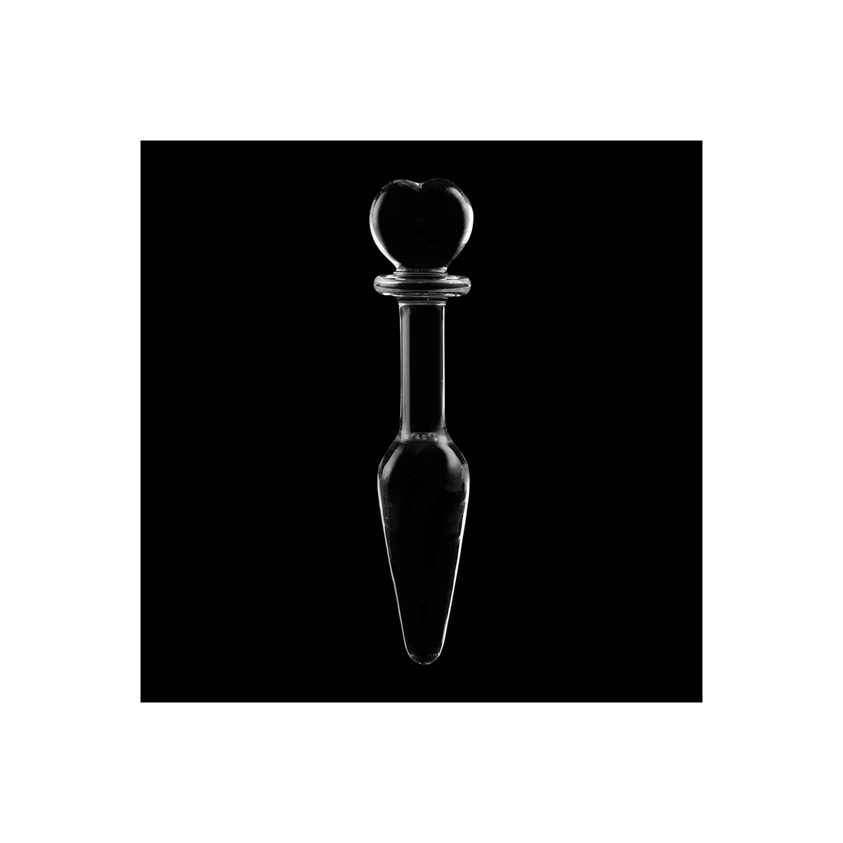 Modell 7 Analplug Borosilikatglas Klar 13,5 cm -O- 3 cm von Nebula Series By Ibiza | Fesselliebe.de