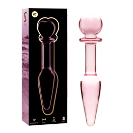 Modell 7 Analplug Borosilikatglas Rosa 13,5 cm -O- 3 cm von Nebula Series By Ibiza | Fesselliebe.de