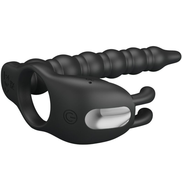 Blackney Penisringe mit Vibrator-Plug von Pretty Love | Fesselliebe.de