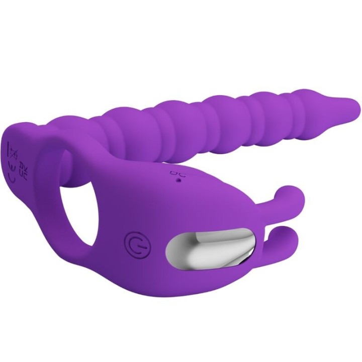 Blackney Penisringe mit Vibrator-Plug von Pretty Love | Fesselliebe.de
