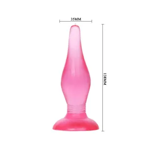 Lila Soft Touch Analsplug 14,2 cm von Baile Anal