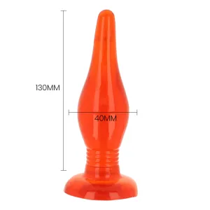 Roter Soft Touch Analstecker 14,2 cm von Baile Anal