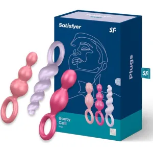 Analplugs Set 3 St Tricolor von Satisfyer Plugs