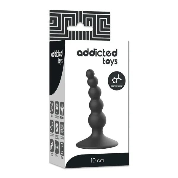Anal Sexueller Stecker 10 cm Schwarz von Addicted Toys | Fesselliebe.de