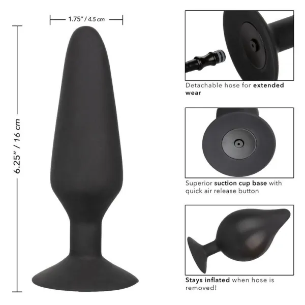 XL Silikon-Aufblasbarer Stecker von Calexotics | Fesselliebe.de