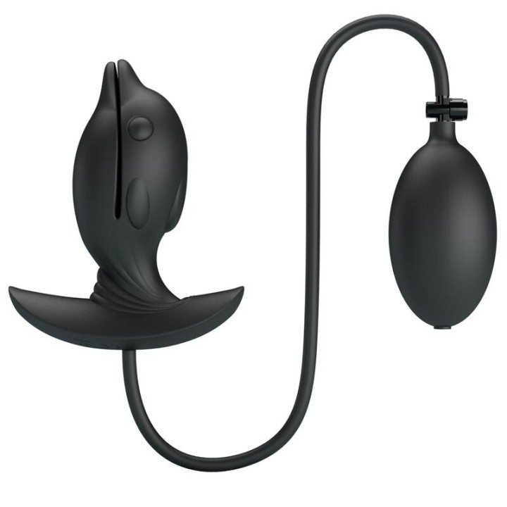 Aufblasbarer & wiederaufladbarer Delfin Analsplug von Pretty Love Bottom | Fesselliebe.de