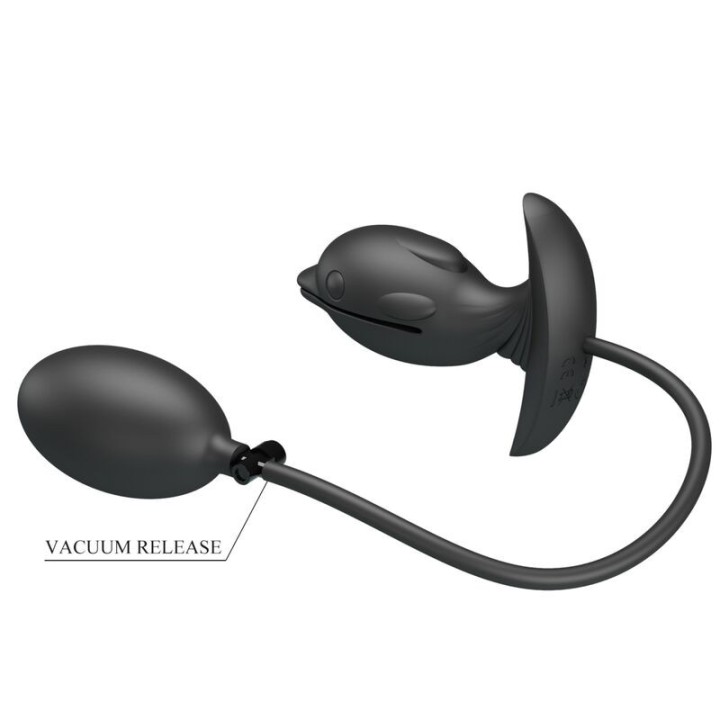 Aufblasbarer & wiederaufladbarer Delfin Analsplug von Pretty Love Bottom | Fesselliebe.de