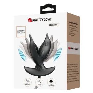Aufblasbarer & wiederaufladbarer Delfin Analsplug von Pretty Love Bottom