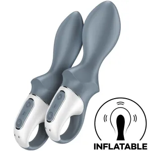 Air Pump Booty 1 Anal aufblasbarer Vibrator Grau von Satisfyer Vibrator