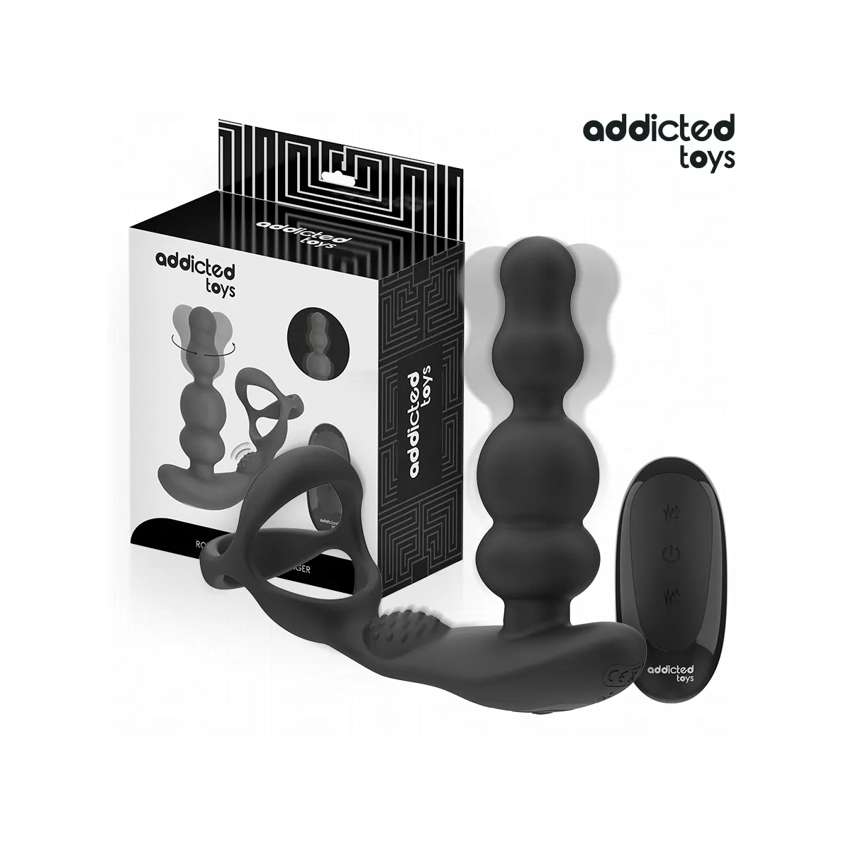 Rotierendes Prostatamassagegerät mit Fernbedienung von Addicted Toys | Fesselliebe.de