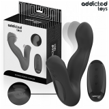 Oszillierender Prostatamassagegerät mit Pulsationsmodus-Fernbedienung von Addicted Toys | Fesselliebe.de