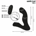 Oszillierender Prostatamassagegerät mit Pulsationsmodus-Fernbedienung von Addicted Toys